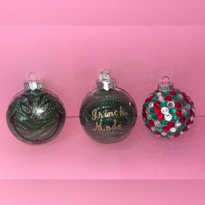 Grinch Christmas Ornaments - Christmas Ornaments - Ornament Set - The Grinch